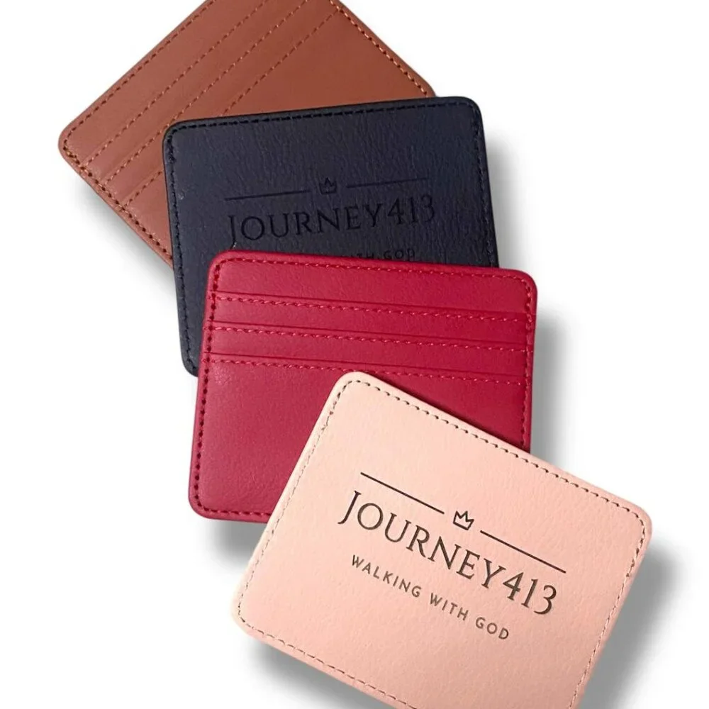 NEW - JOURNEY413 LEATHER 4X3 CARD CASE WALLET 4 COLOR OPTIONS 1 (PC) - Picture 14 of 14